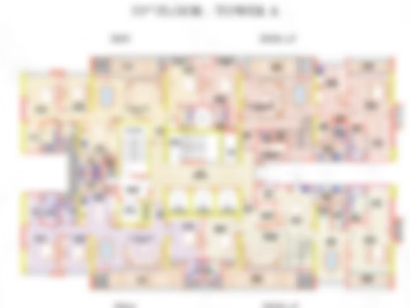 Floor plan of Pristine The Lords &mdash; photo gallery, images, brochure, amenities, cost sheet, price breakup, availability details, RERA number, RERA certificate, possession date, layout plan, logo, floor plan, master plan, and location map showcasing project highlights and features.